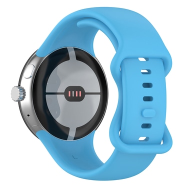 Szilikon szíj Techsuit "W031" Google Pixel Watch 3 45mm készülékhez - világoskék