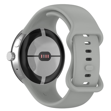 Silikon szíj Techsuit "W031" Google Pixel Watch / Watch 2 / Watch 3 41mm / Watch 4 41mm készülékhez - szürke