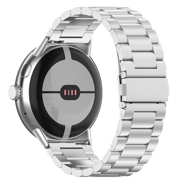 Fém szíj Techsuit "W010" Google Pixel Watch 4 45mm készülékhez - ezüst