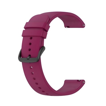 Univerzális szilikon szíj Techsuit "W001" 20mm okosórákhoz - sötét piros