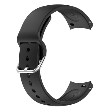 Univerzális szilikon szíj Techsuit "W003" 22mm okosórákhoz - fekete