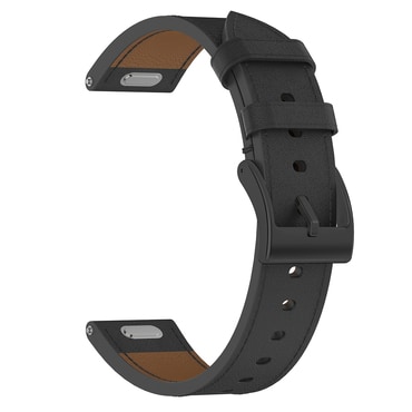 Techsuit "W073" univerzális 18mm-es műbőr szíj okosórákhoz - fekete