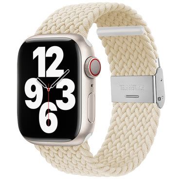 Najlonszíj Techsuit "W032" Apple Watch (42 / 44 / 45 / 46 / 49mm) készülékhez - bézs