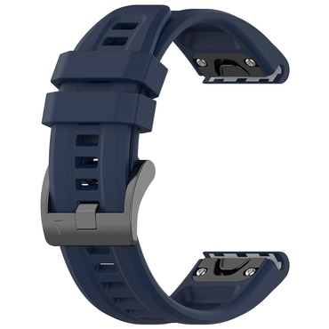 Univerzális szilikon szíj Techsuit QuickFit "W060" 26mm okosórákhoz - sötétkék