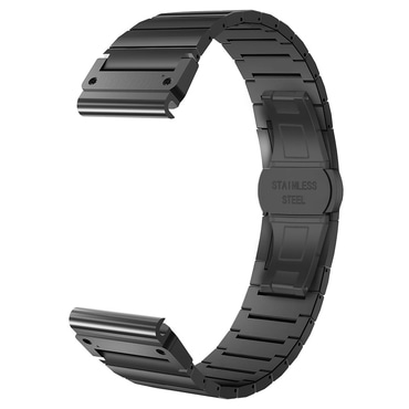 Univerzális acélszíj Techsuit QuickFit "W012" 26mm okosórákhoz - fekete