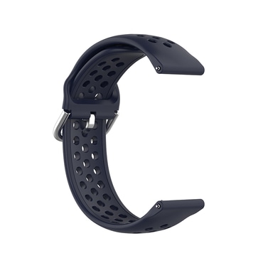 Univerzális szilikon szíj Techsuit "W004" 20mm okosórákhoz - sötétkék