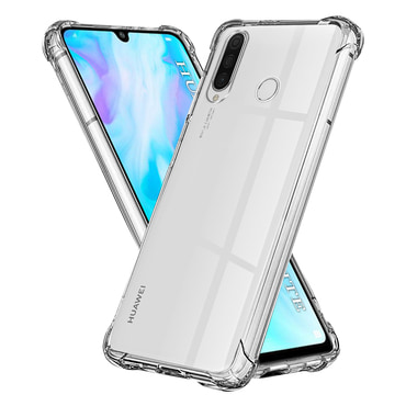 TPU gél tok Techsuit "Shockproof" Huawei P30 Lite készülékhez - clear