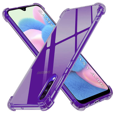 TPU gél tok Techsuit "Shockproof" Samsung Galaxy A50 / A30s / A50s készülékhez - smoke black