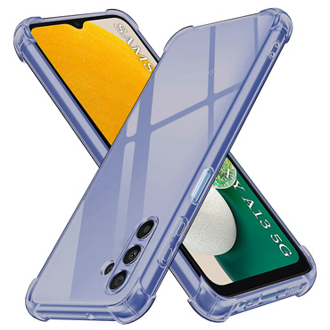 TPU gél tok Techsuit "Shockproof" Samsung Galaxy A13 5G / A04S készülékhez - smoke black