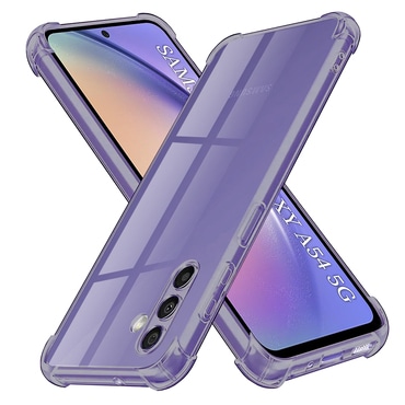 TPU gél tok Techsuit "Shockproof" Samsung Galaxy A54 5G készülékhez - smoke black
