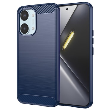 TPU gél tok "Brushed Carbon" Xiaomi Poco X8 Pro Max készülékekhez - kék