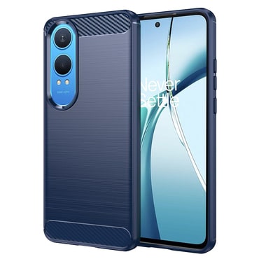 TPU gél tok "Brushed Carbon" OnePlus Nord CE4 Lite készülékekhez - kék