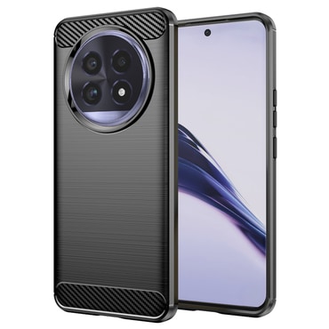 TPU gél tok "Brushed Carbon" Realme 13 Pro / Pro Plus készülékekhez - fekete