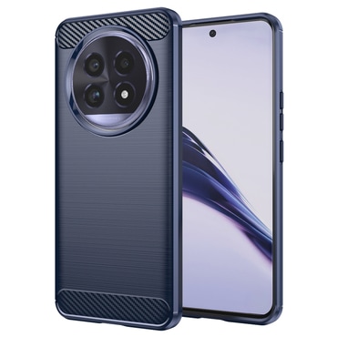 TPU gél tok "Brushed Carbon" Realme 13 Pro / Pro Plus készülékekhez - kék