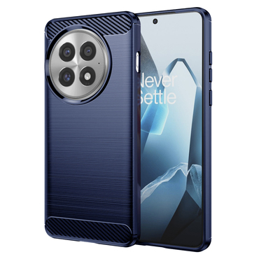 TPU gél tok "Brushed Carbon" OnePlus 13 készülékekhez - kék