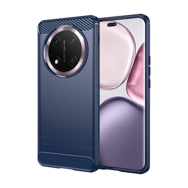 TPU gél tok "Brushed Carbon" Honor X9c / Magic7 Lite készülékekhez - kék