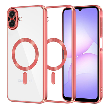 Tok Techsuit "Luxury Crystal MagSafe" Samsung Galaxy A07 készülékhez - piros