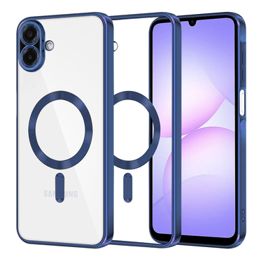 Tok Techsuit "Luxury Crystal MagSafe" Samsung Galaxy A07 készülékhez - sötétkék