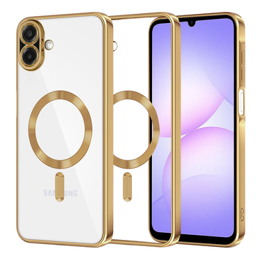 Tok Techsuit "Luxury Crystal MagSafe" Samsung Galaxy A07 készülékhez - arany