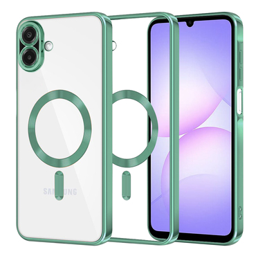 Tok Techsuit "Luxury Crystal MagSafe" Samsung Galaxy A07 készülékhez - világoszöld