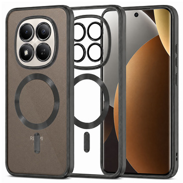 Tok Techsuit "Luxury Crystal MagSafe" Xiaomi Redmi Note 15 Pro Plus / Poco M8 Pro készülékhez - fekete