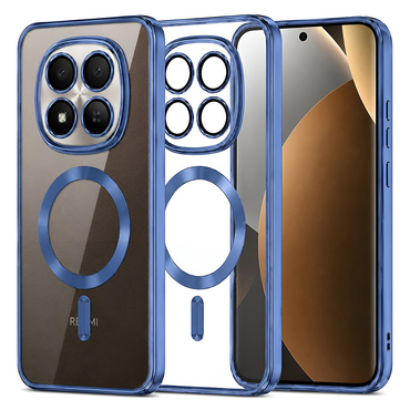Tok Techsuit "Luxury Crystal MagSafe" Xiaomi Redmi Note 15 Pro Plus / Poco M8 Pro készülékhez - sötétkék