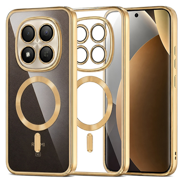 Tok Techsuit "Luxury Crystal MagSafe" Xiaomi Redmi Note 15 Pro Plus / Poco M8 Pro készülékhez - arany