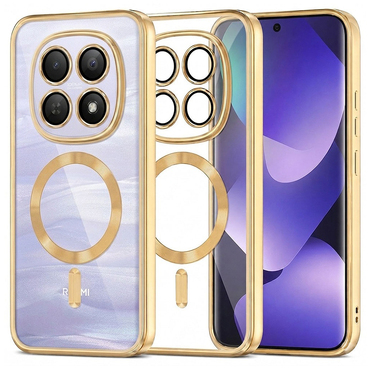 Tok Techsuit "Luxury Crystal MagSafe" Xiaomi Redmi Note 15 4G / Redmi Note 15 5G / Poco M8 készülékhez - arany