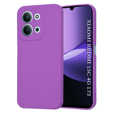 Techsuit SoftFlex szilikon tok Xiaomi Redmi 15C 4G / 5G készülékhez - lila