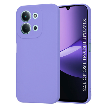 Techsuit SoftFlex szilikon tok Xiaomi Redmi 15C 4G / 5G készülékhez - világoslila