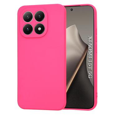 Techsuit SoftFlex szilikon tok Xiaomi 15T készülékhez - rózsaszín