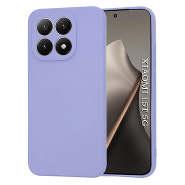 Techsuit SoftFlex szilikon tok Xiaomi 15T készülékhez - világoslila