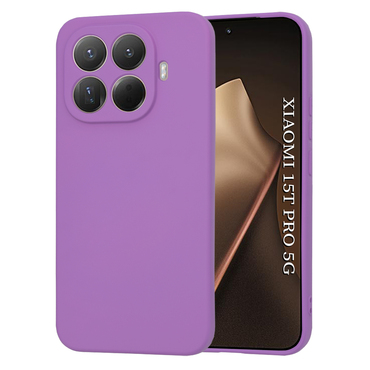 Techsuit SoftFlex szilikon tok Xiaomi 15T Pro készülékhez - lila