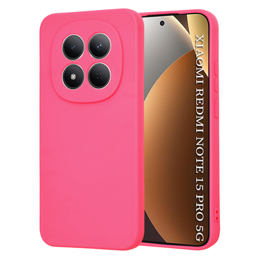 Techsuit SoftFlex szilikon tok Xiaomi Redmi Note 15 Pro 5G készülékhez - rózsaszín