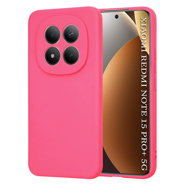 Techsuit SoftFlex szilikon tok Xiaomi Redmi Note 15 Pro Plus / Poco M8 Pro készülékhez - rózsaszín