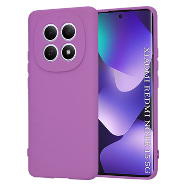 Techsuit SoftFlex szilikon tok Xiaomi Redmi Note 15 4G / Redmi Note 15 5G / Poco M8 készülékhez - lila