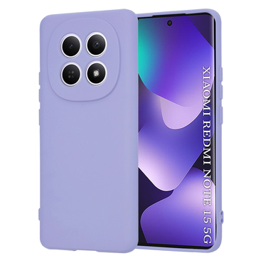 Techsuit SoftFlex szilikon tok Xiaomi Redmi Note 15 4G / Redmi Note 15 5G / Poco M8 készülékhez - világoslila