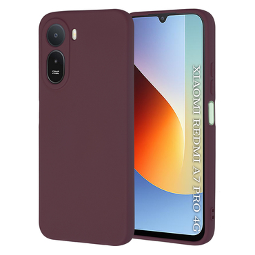 Techsuit SoftFlex szilikon tok Xiaomi Redmi A7 Pro készülékhez - sötétpiros