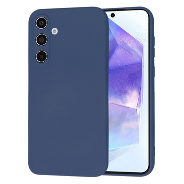 Techsuit SoftFlex szilikon tok Samsung Galaxy A55 készülékhez - kék