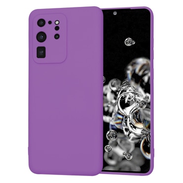 Techsuit SoftFlex szilikon tok Samsung Galaxy S20 Ultra készülékhez - lila