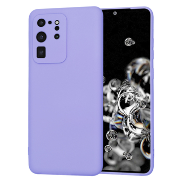 Techsuit SoftFlex szilikon tok Samsung Galaxy S20 Ultra készülékhez - világoslila