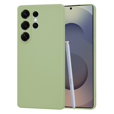 Techsuit SoftFlex szilikon tok Samsung Galaxy S25 Ultra készülékhez - matcha