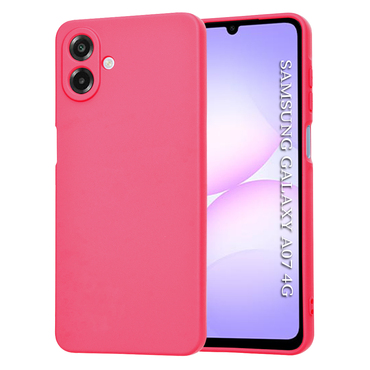 Techsuit SoftFlex szilikon tok Samsung Galaxy A07 készülékhez - rózsaszín
