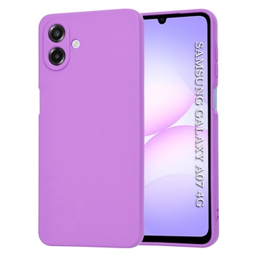 Techsuit SoftFlex szilikon tok Samsung Galaxy A07 készülékhez - lila