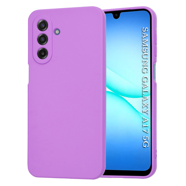 Techsuit SoftFlex szilikon tok Samsung Galaxy A17 4G / A17 5G készülékhez - lila
