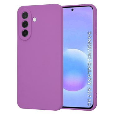 Techsuit SoftFlex szilikon tok Samsung Galaxy A57 készülékhez - lila