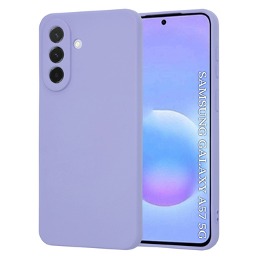 Techsuit SoftFlex szilikon tok Samsung Galaxy A57 készülékhez - világoslila