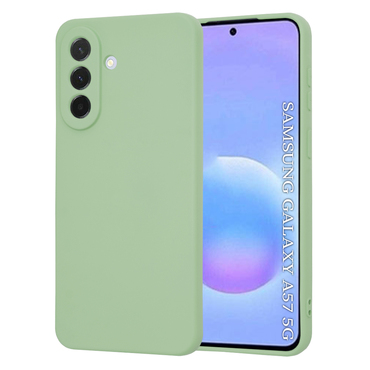 Techsuit SoftFlex szilikon tok Samsung Galaxy A57 készülékhez - menta