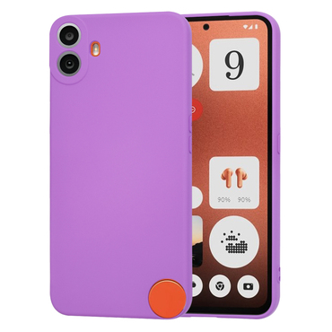 Techsuit SoftFlex szilikon tok Nothing CMF Phone 1 készülékhez - lila