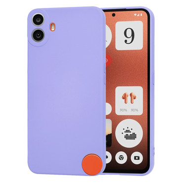 Techsuit SoftFlex szilikon tok Nothing CMF Phone 1 készülékhez - világoslila